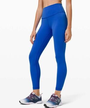 Lululemon Wunder Train High Rise Tight Size 14 Cerulean Blue Everlux NWOT